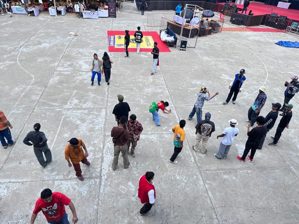 free style at pahari goat festival