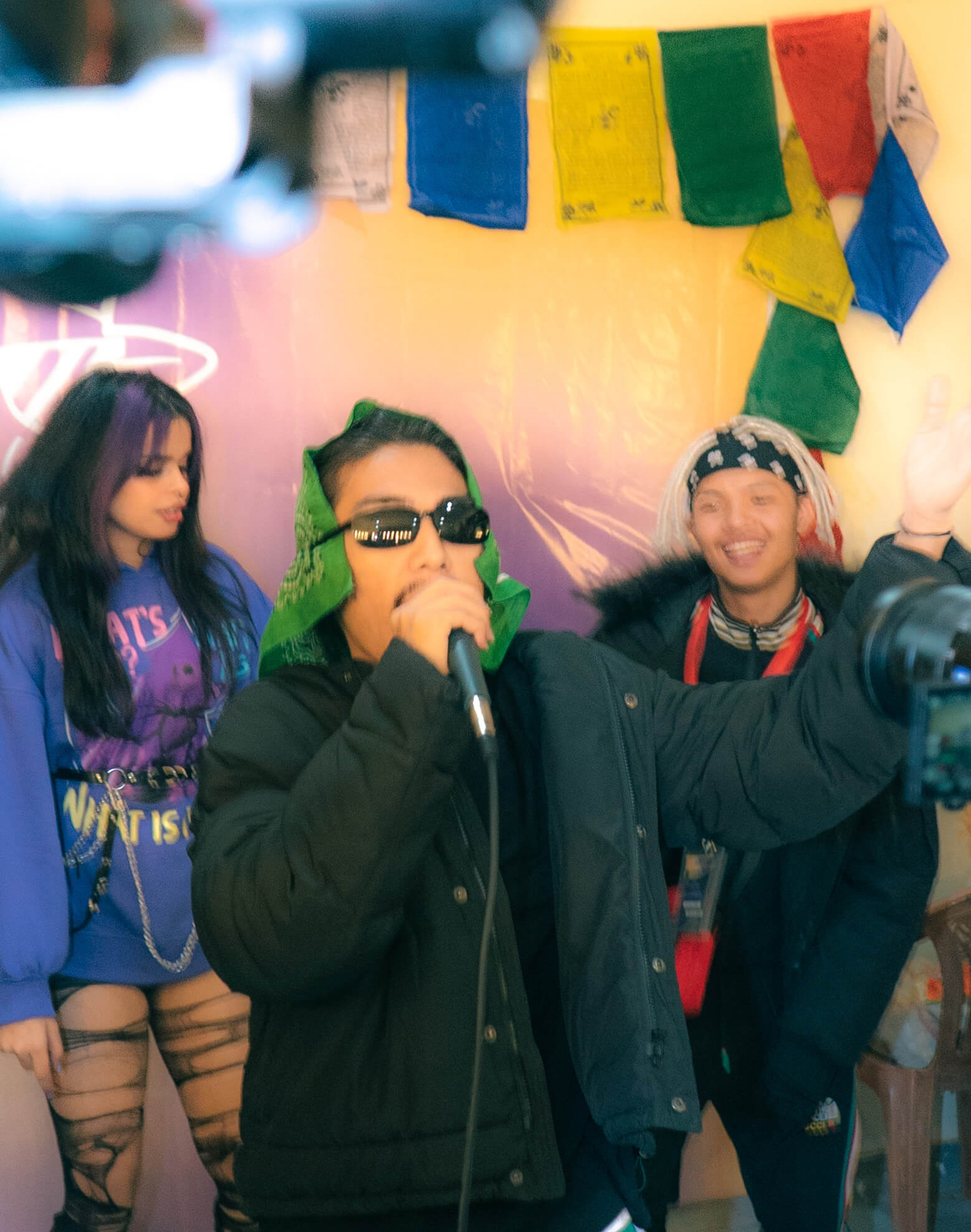 sayn solo singing song in pahari goat dressing room medium